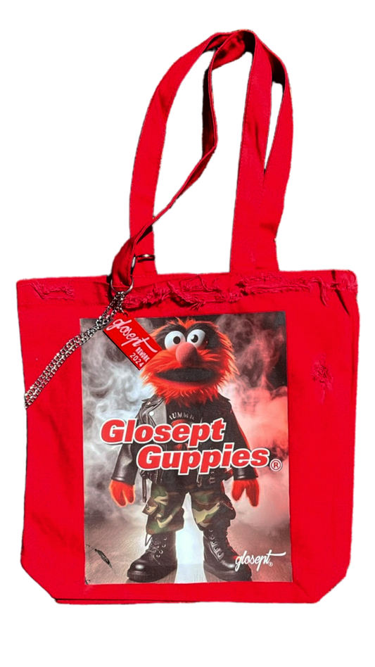 Emo Henry (Camo) Tote - Red