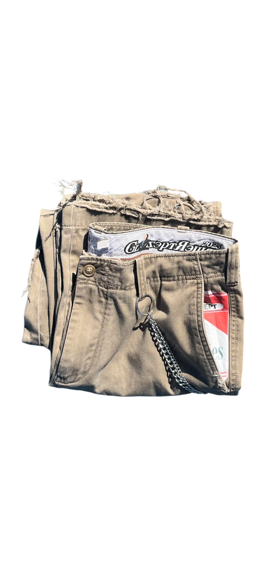 Jcrew Ciggs Khakis size 34