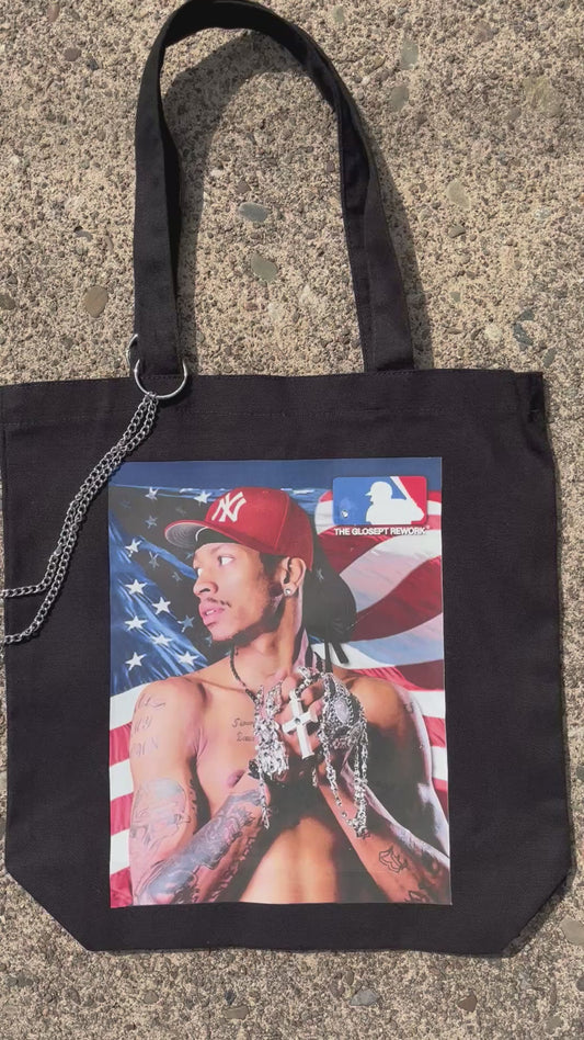 Allen Iverson NY - Rhinestoned